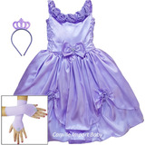 Vestido Princesa Sofia Rapunzel