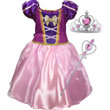 Vestido Princesinha Roxo Infantil