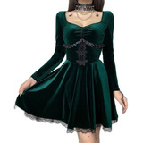 Vestido Punk De Manga