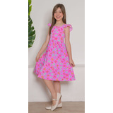 Vestido Rafaela Estampa Borboleta