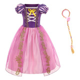 Vestido Rapunzel Com Tranca