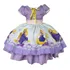 Vestido Rapunzel Enrolados Criança Aniversario Festainfantil
