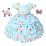 Vestido Realeza Azul Infantil