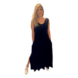 Vestido Regata Com Bolso