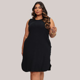Vestido Regata Larga Com