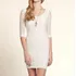 Vestido Renda Hollister Feminino Tubinho Casual Festa Manga 