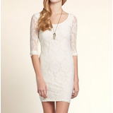 Vestido Renda Hollister Feminino