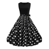 Vestido Retro De Bolinha