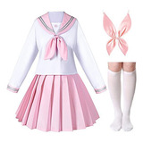 Vestido Rosa De Marinheiro
