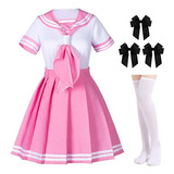 Vestido Rosa De Marinheiro