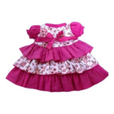Vestido Rosa Para Boneca