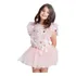 Vestido/salopete E Blusa  Infantil Yoyo Luxo Com Saia Tule