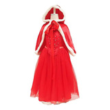 Vestido Seda Chapeuzinho Meninas
