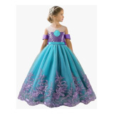 Vestido Sereia Ariel Infantil