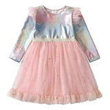 Vestido Sereia Unicornio Menina