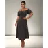 Vestido Social Ciganinha Camponesa Feminino Evangélico Flora