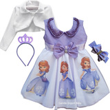 Vestido Sofia Festa Infantil