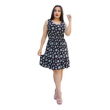 Vestido Solto Regata Lastex Malha Fria Liganete Para O Calor