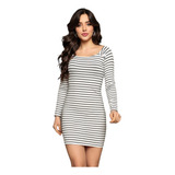 Vestido Suplex Manga Longa Tubinho Ciganinha Justo Curto