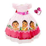 Vestido Tematico Fantasia Moana