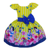 Vestido Temático Infantil Festa Fantasia Luxo - Vários Temas