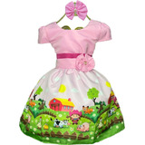 Vestido Tematico Infantil Festa