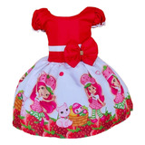 Vestido Tematico Infantil Moranguinho