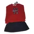 Vestido Tommy Hilfiger  Manga Longa Vermelho  C/ Saia Jeans