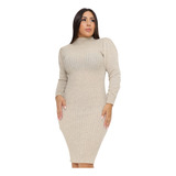Vestido Trico Lady Manga