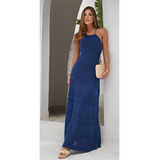 Vestido Tricot Elegante Festa