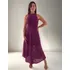Vestido Tricot Feminino Juliana Midi Casual Elegante