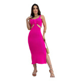 Vestido Tricot Modal Elegante