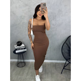 Vestido Tubinho Midi Tomara