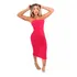 Vestido Tubinho Tomara Que Caia Efeito Modelador Midi Gringa
