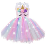 Vestido Tutu Infantil Unicornio