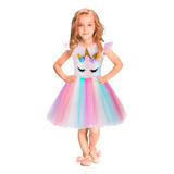 Vestido Tutu Infantil Unicornio