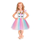 Vestido Tutu Infantil Unicornio