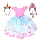 Vestido Unicornio Festa Cute