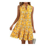 Vestido Verao Casual Boho