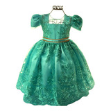 Vestido Verde Infantil Festa Princesa Daminha