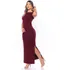 Vestido Versáti Casual Manga Curta Longo Nova Moda Feminina