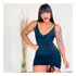 Vestido Vestidinho Curto Drapeado Lateral Franzido Canelado
