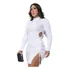 Vestido Virgínia Tricô Modal Manga Longa Fashion Tendência