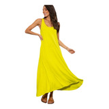 Vestido Viscolycra Verao Longo