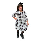 Vestido Xadrez Infantil Soltinho