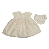 Vestidocreme Menina Elegante Infantil