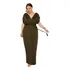 Vestidos De Baile Plus Size Com Babados Em Camadas