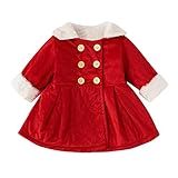 Vestidos De Princesa Para Meninas Pequenas De Lã Quente Com Botões Conjunto De Fantasia De Ano Novo Chinês Vermelho 18 24 Meses