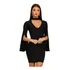 Vestidos Femininos Curtos Juju Panicat Decote Manga Flare