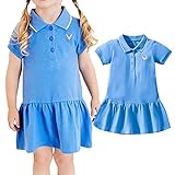 Vestidos Importados Verão Novo Roupas Infantis Saia Vestido De Princesa De Algodão Tricotado (azul, 12 A 18 Meses)